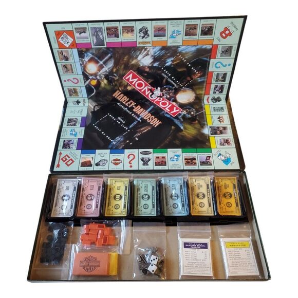 Harley Davidson Monopoly 1997 Authorized Edition - RH#20 - Picture 3 of 8